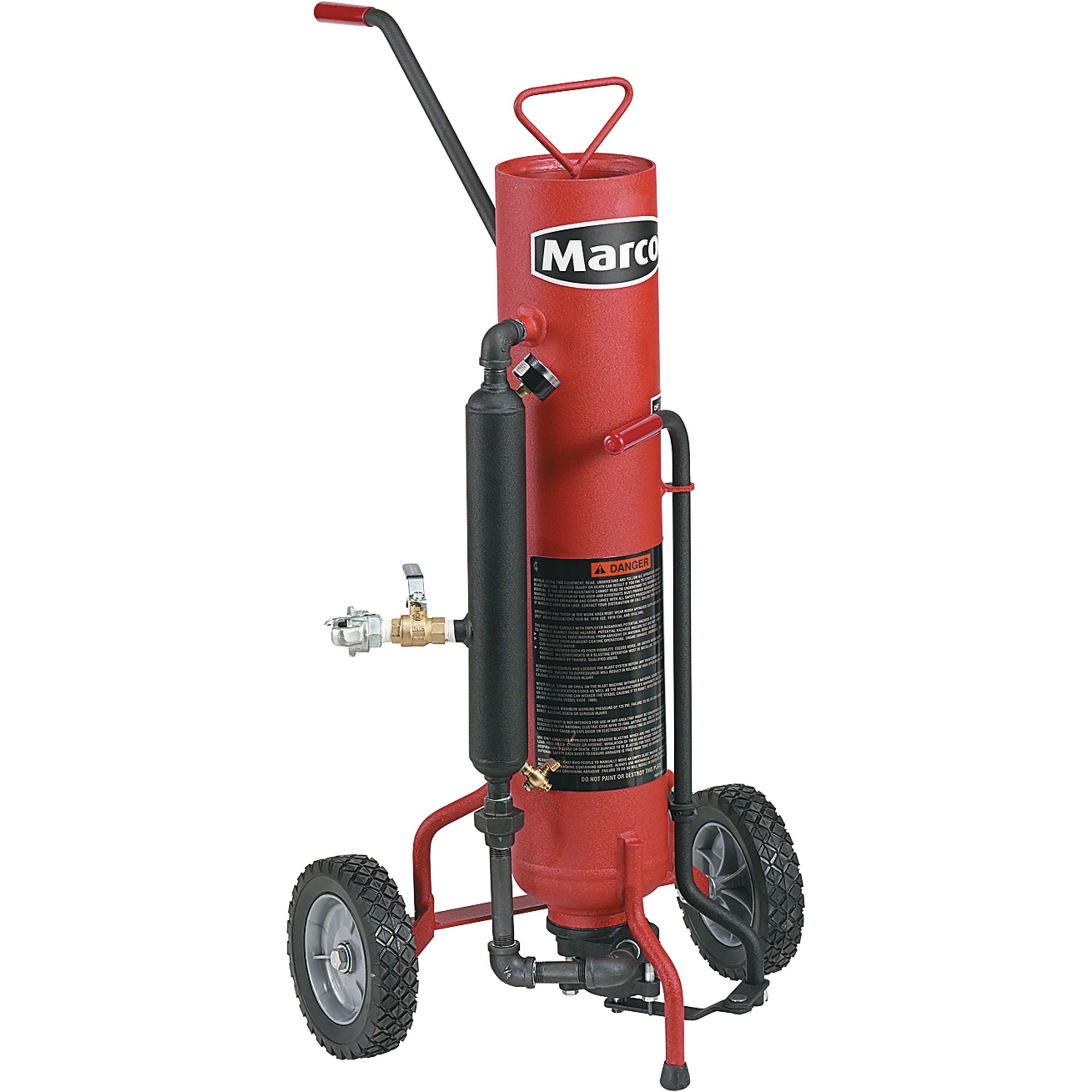 Marco Abrasive Blasting Machine — .35 Cubic Ft., Model# 1003501
